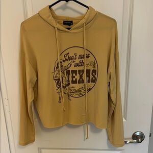 Yellow Graphic Hoodie